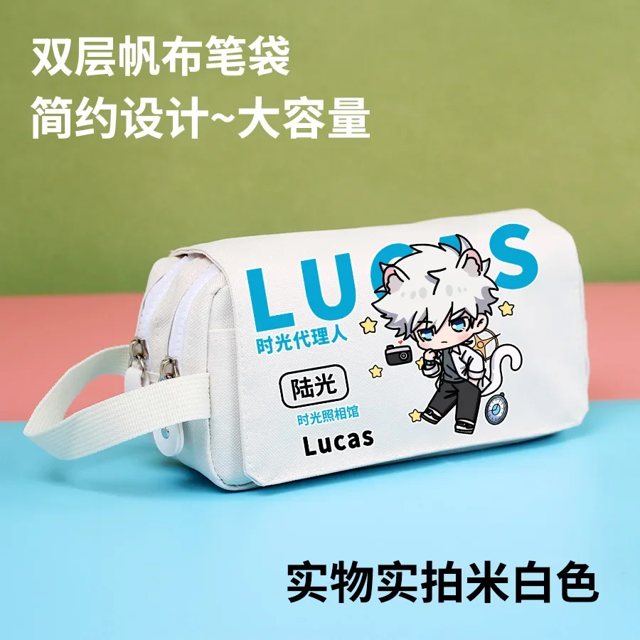 Anime Link Click Cheng Xiaoshi Lu Guang Cosplay Pen Bag School Pencil Box Case Supplies Stationery Storage