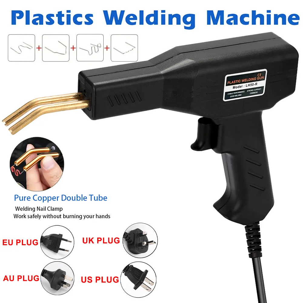 

Plastic Fender Welding Welder Hot Nail Gun for Car Bumper PVC Repair Garage Tool Kit Repair Kit Machine Welding