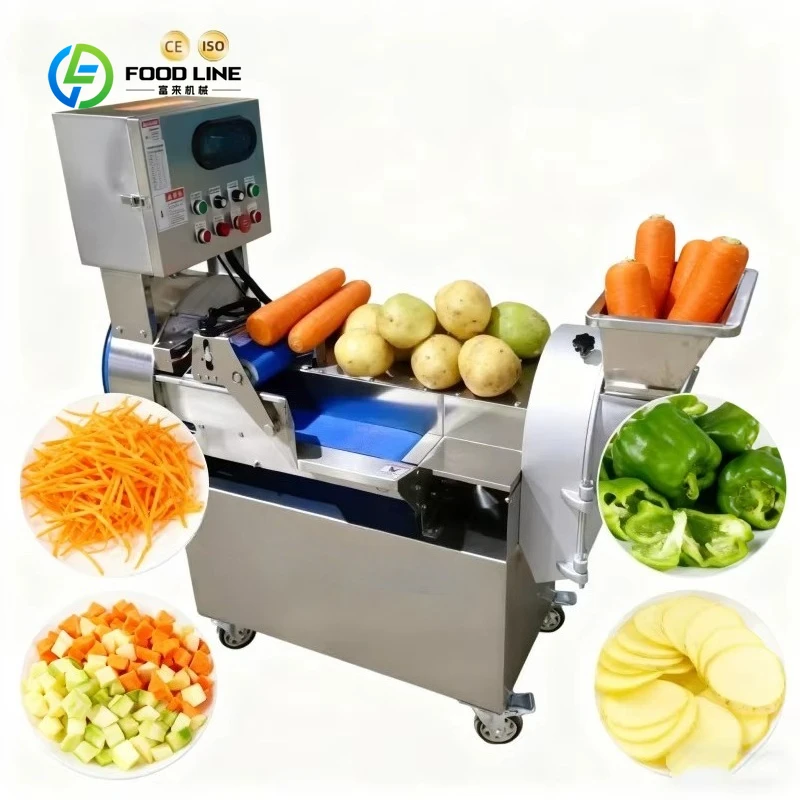 Customized Automatic Vegetable Cutter with PLC & Engine Multi-Functional Green Onion Cilantro Chives Leek Slicer