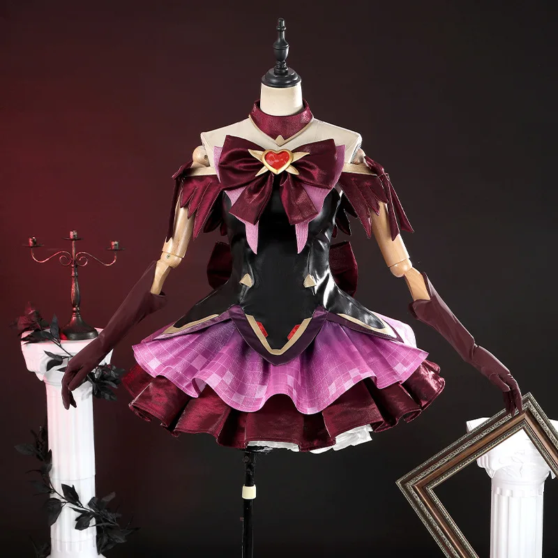 

Overwatch Cosplay Juno Magical Girl Red And Black Mythological Skin Cosplay Costume Game 2D Clothing
