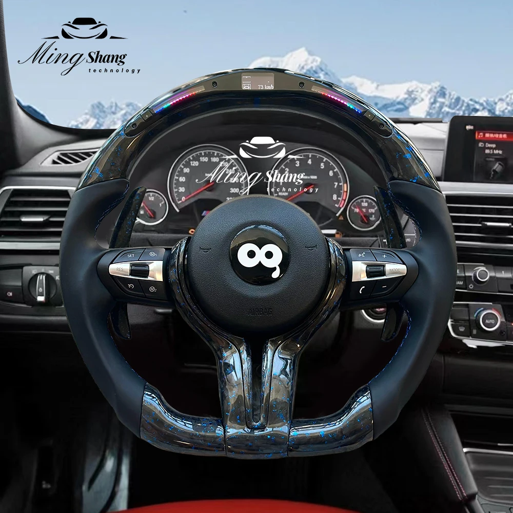

Светодиодный автоматический руль из углеродного волокна для BMW F01 F02 F03 F04 F06 F07 F10 F11 F12 F15 F16 F18 F20 F25 F26 F30 F32 E60 M3 M