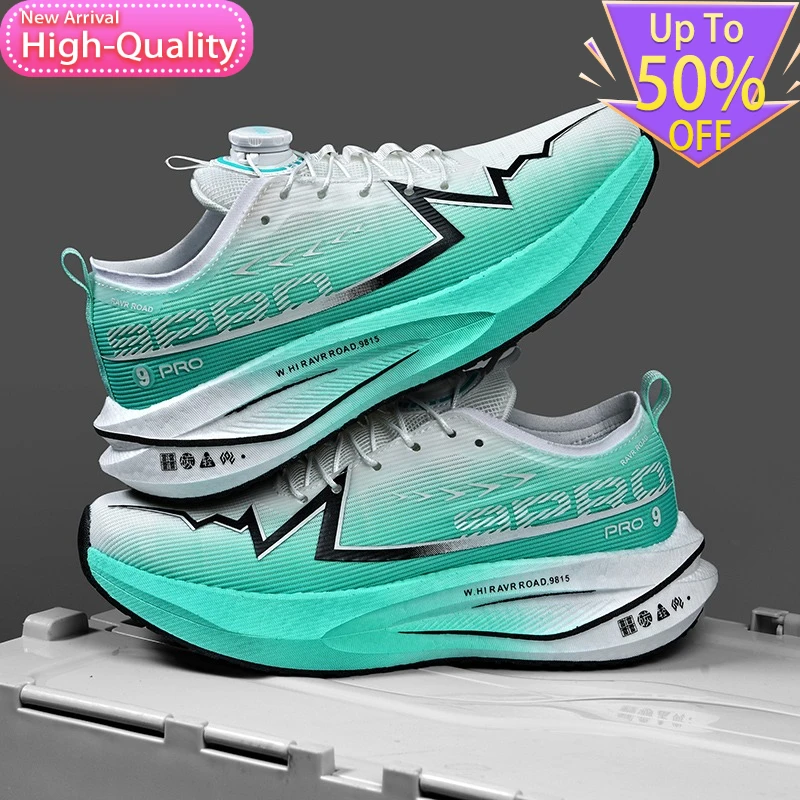 

Spring New Lightweight Mens and Womens Sports Shoes Marathon Cushioning Wrapped Running Shoes Commuting Trendy Walking Shoes