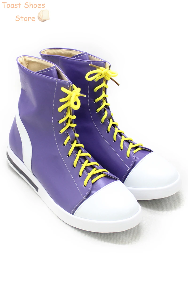 PU couro Cosplay sapatos para o Halloween e Carnaval, Costume Prop, jogo, Paradox Live, VISTY, Kureha Aoi