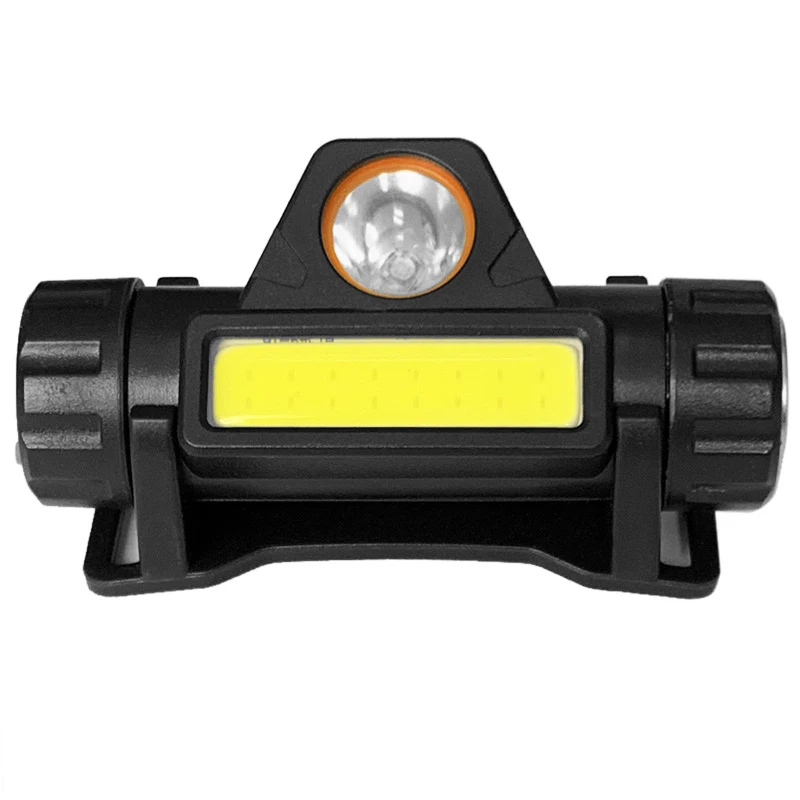 Portable Flashlight XPE COB LED Headlamp Powerful Built-in USB Rechargeable Outdoor Camping Fishing Headlight Stepless Dimming