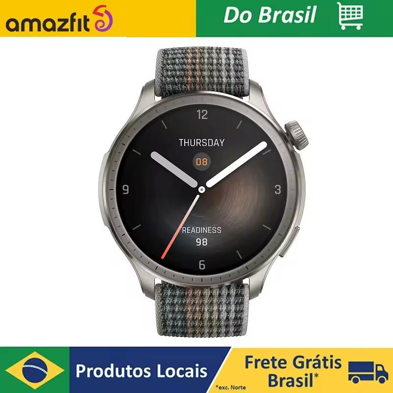 Amazfit Balance com GPS e Alexa Monitor Saúde Smartwatch