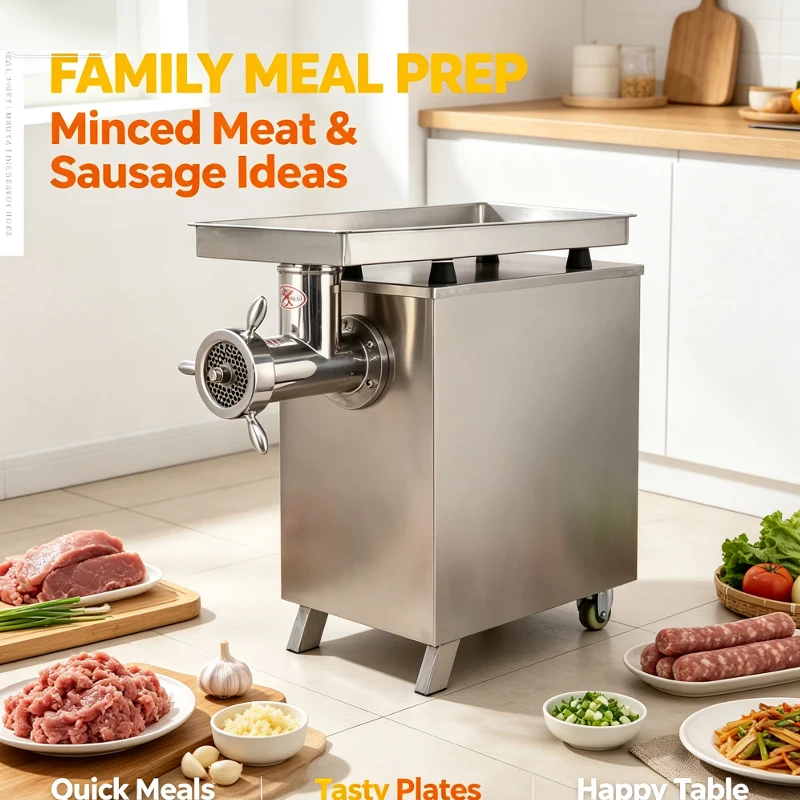 Large Commercial Electric Meat Shredder High-Power Household Food Chopper