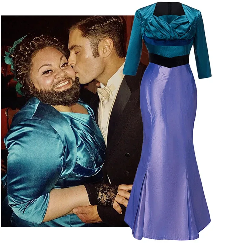 

Xixixi Greatest Showman Lettie Lutz бородатый косплей костюм платье русалки Хэллоуин карнавальный наряд коктейльная вечеринка