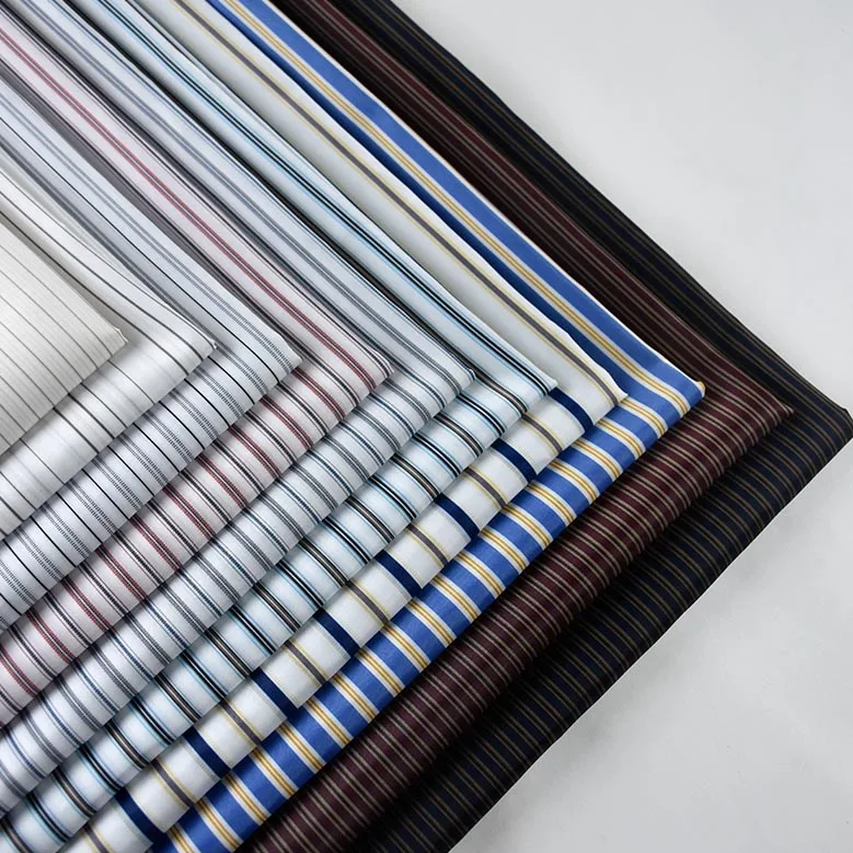 

New Stripe 100% Chemical fiber knitting elastic fabric DIY sewing clothing cloth 145cm wide