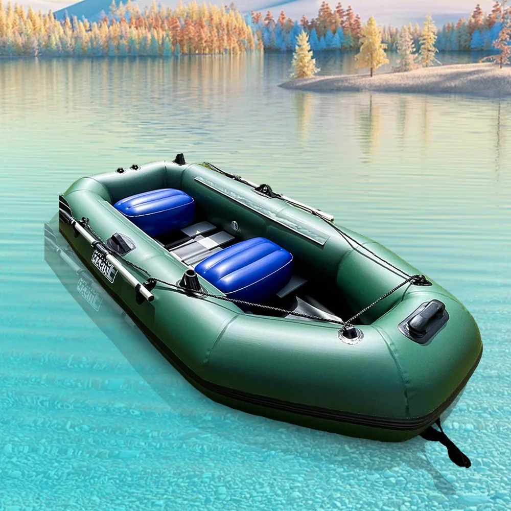 

Портативная складная надувная рыбацкая лодка из ПВХ 2,6 м, каяк и гоночные лодки для взрослых, водные виды спорта на открытом воздухе