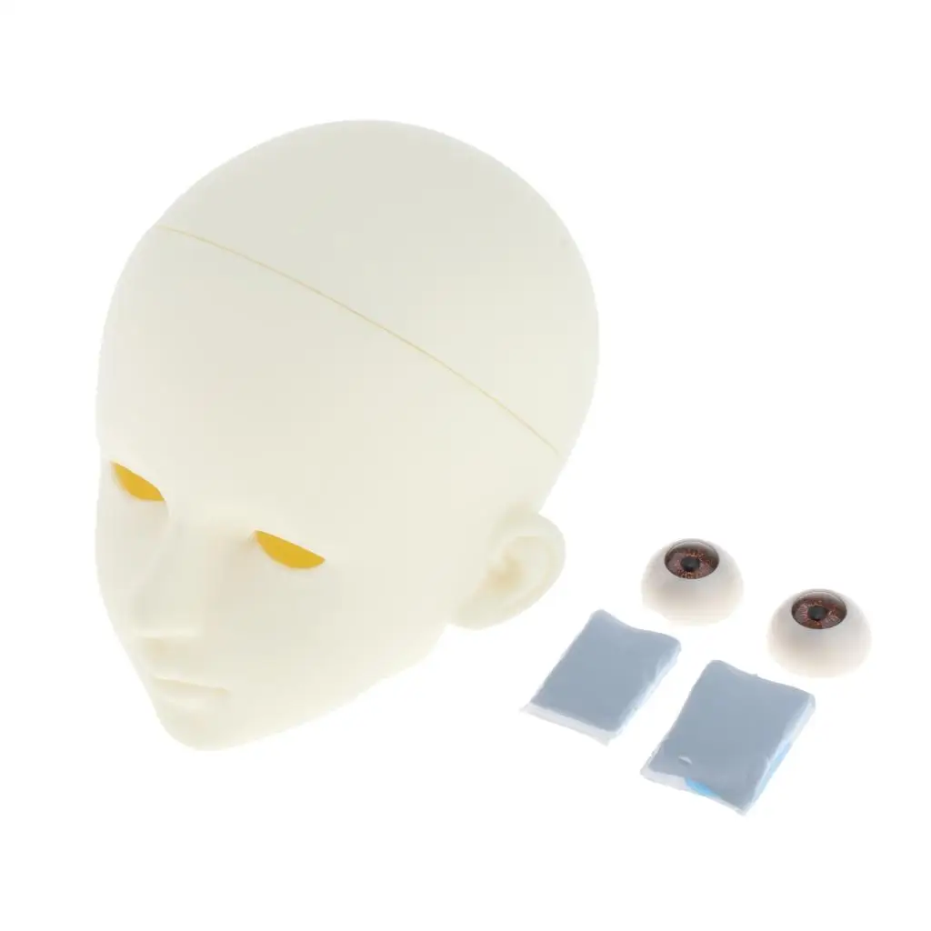 

1 3 Doll Head Backplate Faceplate Shell Plastic Material BJD Doll Accessories for 60cm Ball Jointed Dolls