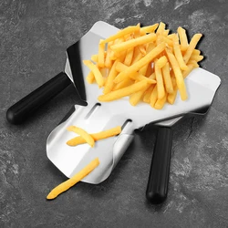 Stainless Steel Kitchen Gadget Baking Tool Shovel Popcorn Packing Shovel Special For Hamburger French Fries Shovel