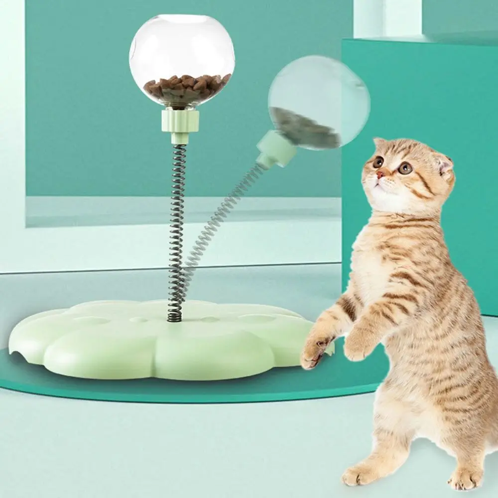 مضحك التفاعلية الحيوانات الأليفة الغذاء موزع شفط كأس موثوقة الحيوانات الأليفة الغذاء تسرب الكرة لعبة التفاعلية التلقائي الحيوانات الأليفة لغز اللعب #2