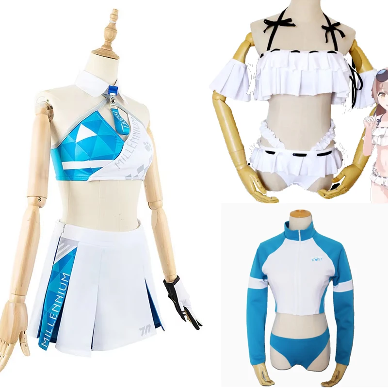 Blue Game Archive Snekozuka Hibiki Sorai Saki Ajitani Hifumi Swimsuit Cosplay Takanashi Hoshino Costume WOMEN Clothing