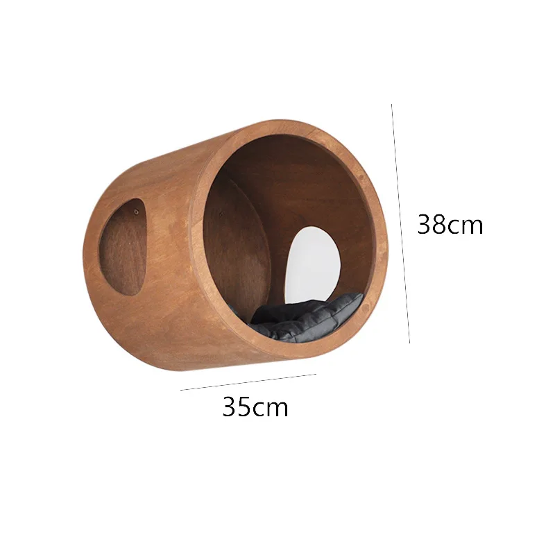 Cat Wall Wooden Furniture Cat Climbing Shelf Wall Mounted Scratching Furniture