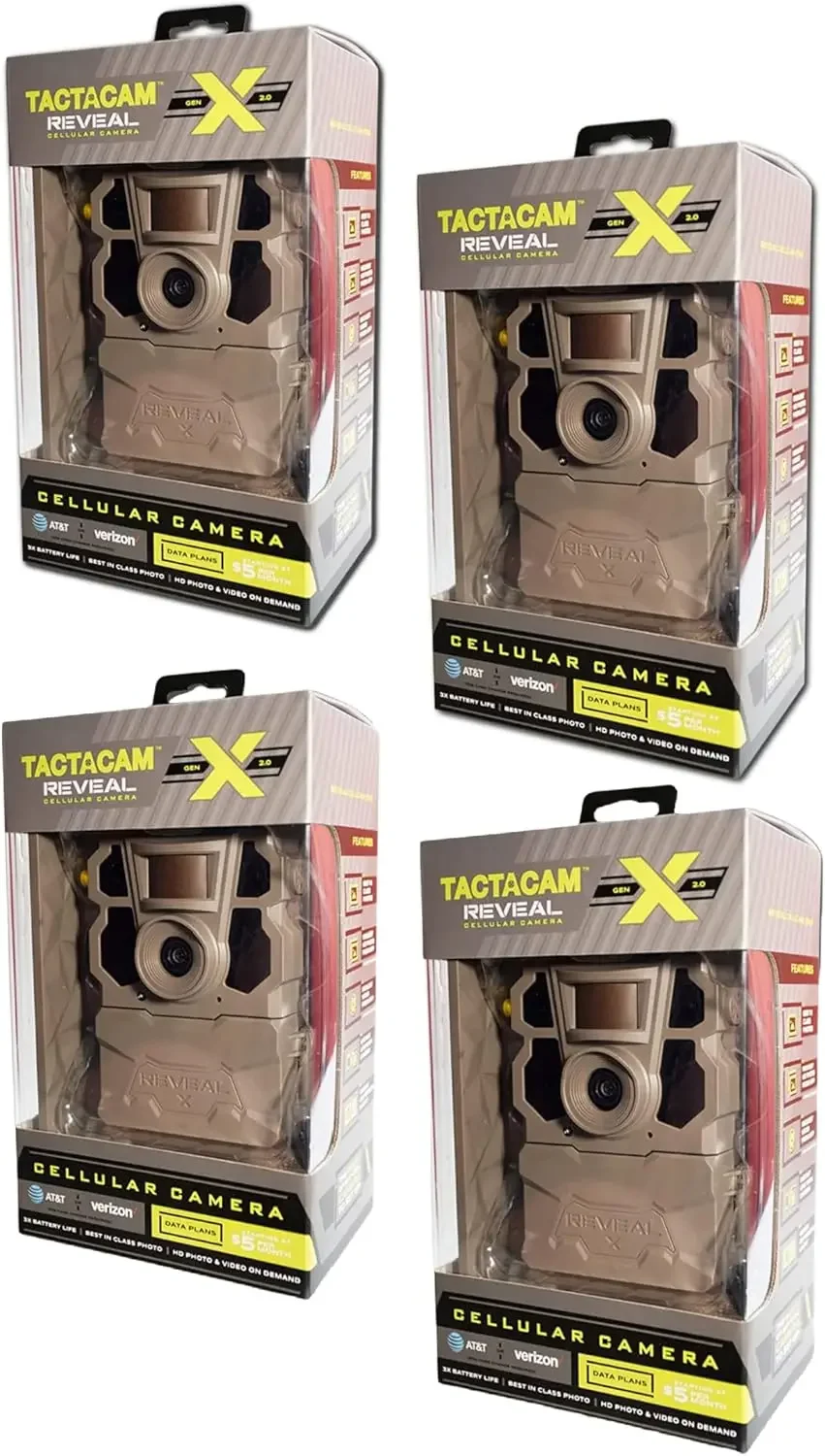 Reveal X Gen 2.0 LTE Cellular Trail Camera AT&T and Verizon, HD Video, HD Photo, Low Glow IR LED Flash (TA-TC-XG2) for