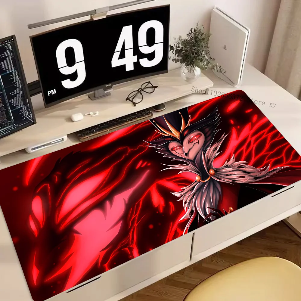 Anime H-Hazbin H-Hotel Mousepad Large Gaming Mouse Pad LockEdge Thickened Computer Keyboard Table Desk Mat image 5