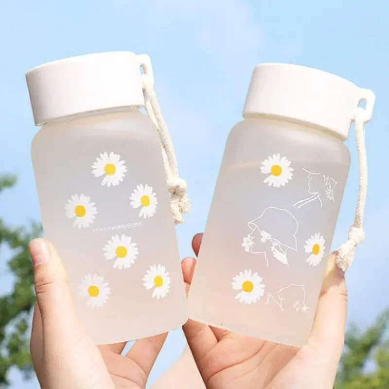 

Girl Leakproof Water Bottle Travel Portable Water Bottle Plastic Portable Travel Tea Cup Sports Water Bottle