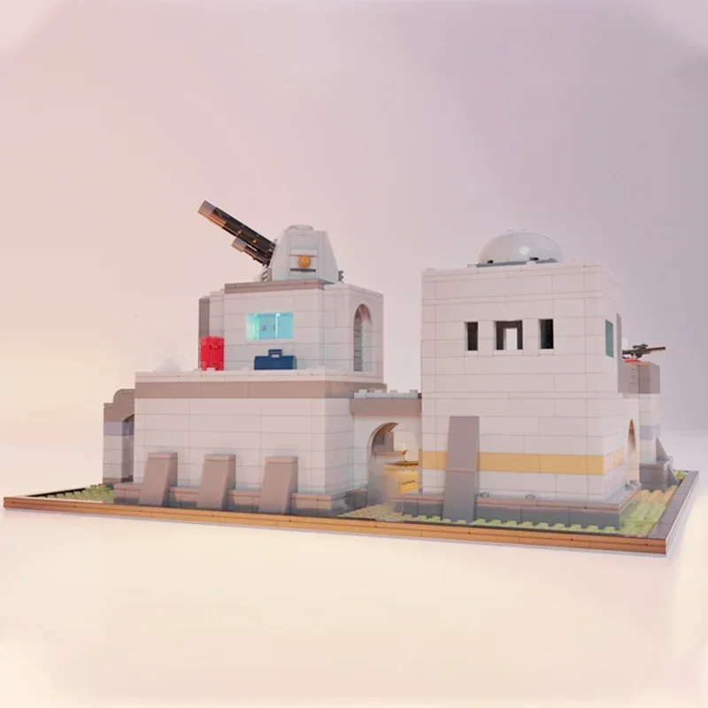 Modelo de película estrella, bloques de construcción Moc, tecnología de Base Imperial del desierto, bloques modulares, regalos, juguetes de Navidad, conjuntos DIY de montaje