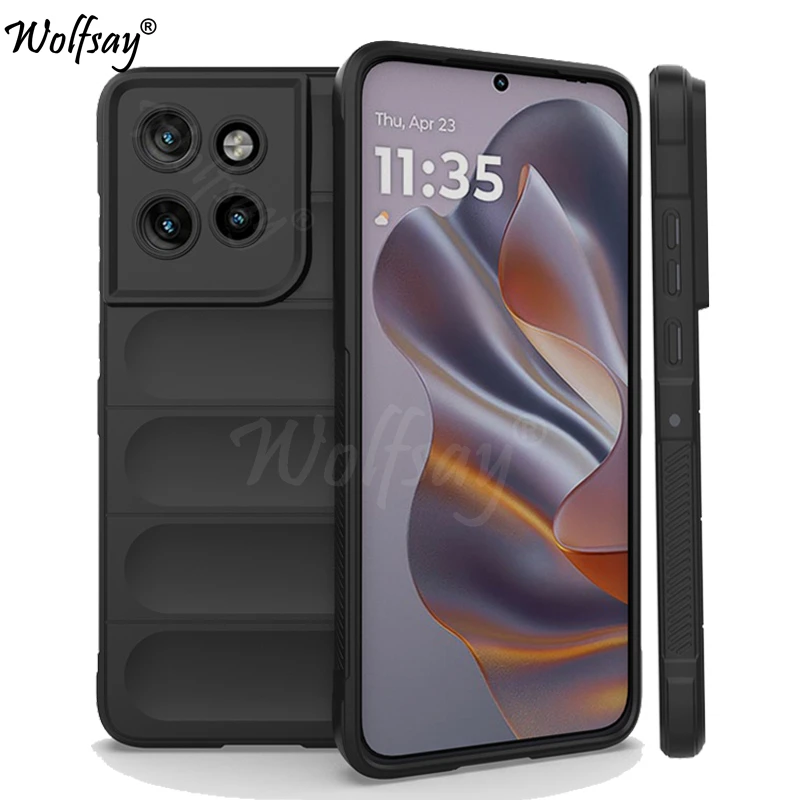 Shockproof Phone Case For Motorola Moto S50 Case Anti-knock Anti-Slip Silicone Full Back Cover For Moto S50 Case For Moto S50