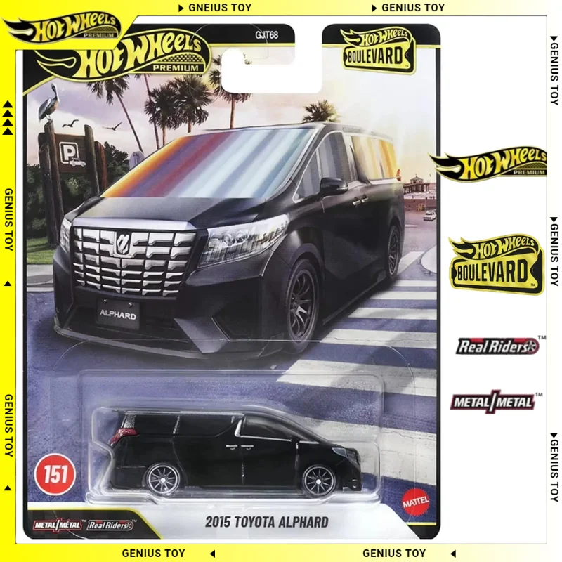 

Hot Wheels 2026 Boulevard 2015 Toyota Alphard 1:64 Diecast Alloy Metal Body Car Model Luxury MPV Collectible for JDM Enthusiasts