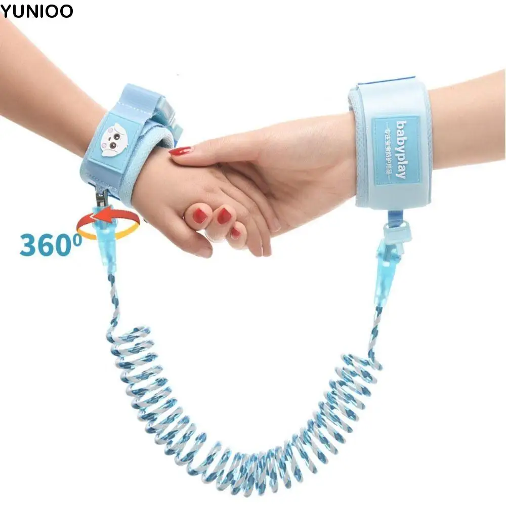 

Elastic Baby Link Traction Rope Loss prevention Bracelet Children Safety Harness Key Lock Reflection Anti-lost Wrist Link Band