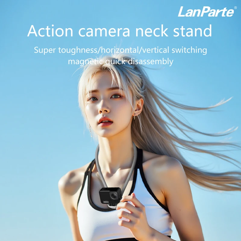 New Easy-to-carry Cameras and Mobile Phones Multi-functional Magnetic Strong Neck Phone Holder
