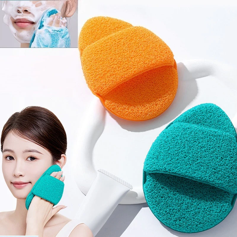 

Refreshing clean face puff cleaning artifact enlarged thickened oversized face wash sponge face wash puff Facial skincare tools