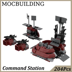 204Pcs Command Station MOC Building Blocks Toys Birthday Gift Construction Toy 40558 Compatible