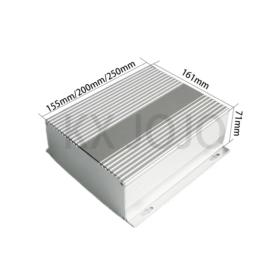 

Aluminum Enclosure 161*71*200/250mm Waterproof Split Case PCB DIY Instrument Electronic Project Protective Box Silver