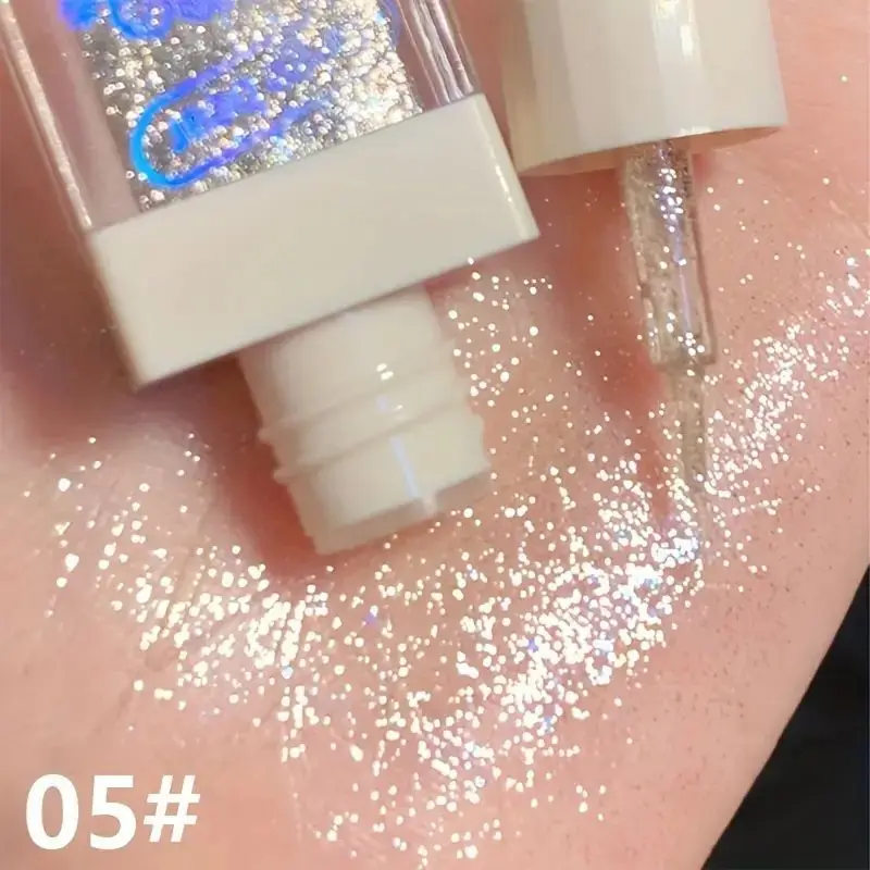 Waterproof Brightening Liquid Burst Eyeshadow， Sparkling Crystal Gloss Finish, Shiny Bead Effect,  looks charming and chic.