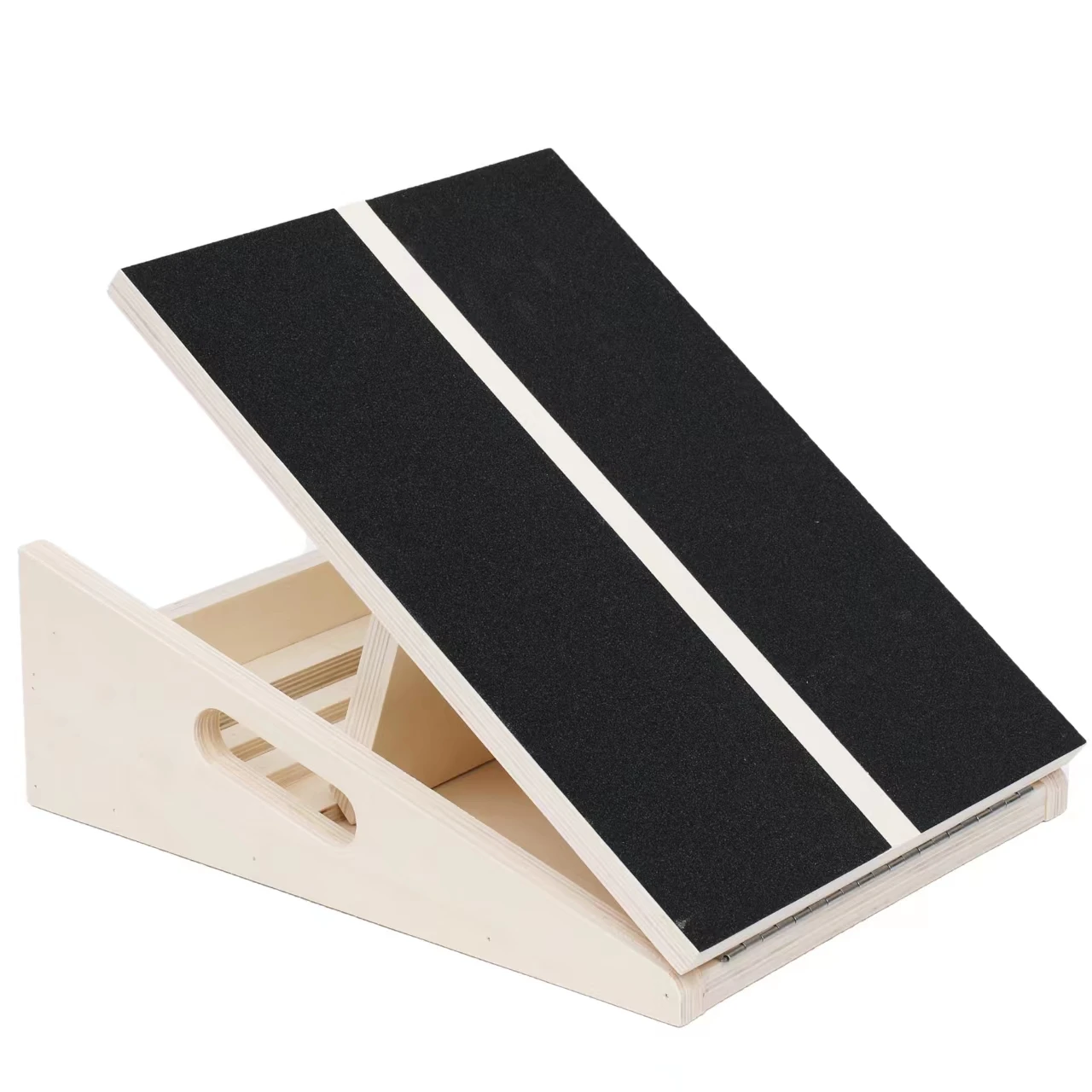 2025 Fitness Professional Wooden Slant Board Exercise Calf Stretcher Adjustable Slant Board