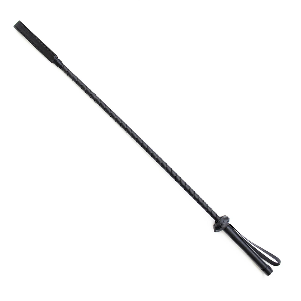 Riding Crop 18 Inch Horse Whip With PU Leather Equestrianism Horse Crop Double Slapper Horse Whip Crops For Horses