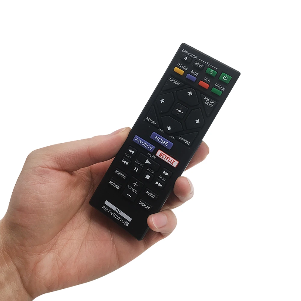 The remote control is designed for Sony model RMT-VB201U, Blu-ray players: BDP-BX370, UBP-X700, BDP-S1700, a