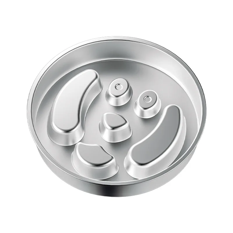 

YJQ stainless steel non-slip pet bowl anti-tip thickened large capacity pet tableware
