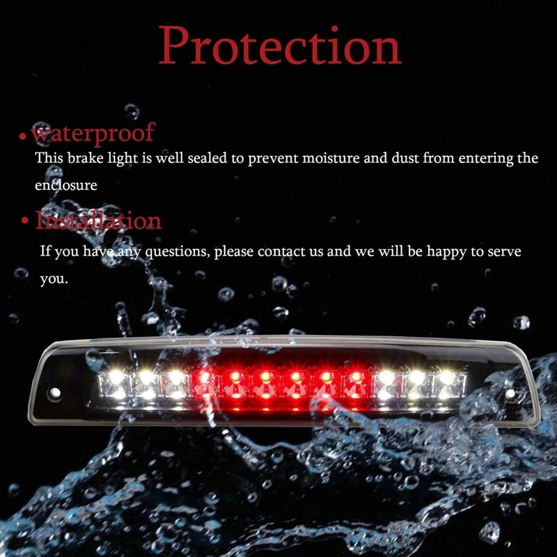 

Dne-z55077263AB High Mounted Brake Light Third Brake Light Brake Stop Light Automotive for Dodge Ram 1500 2500 3500