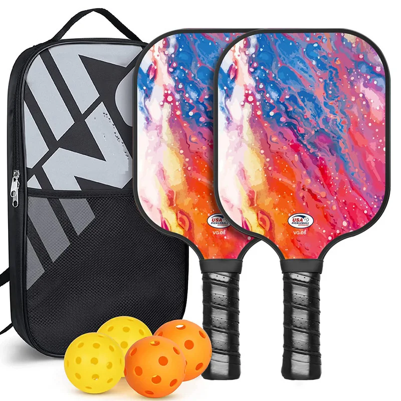 

Fiberglass Pickleball Paddle Set. Ideal for training and competition.