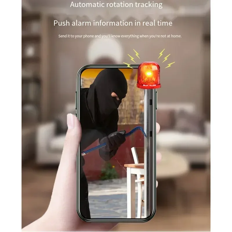 360 °   1080P Muur Plug-in Camera Wifi Surveillance Home Security Bescherming Nachtzicht LED Lamp Licht IP-camera's