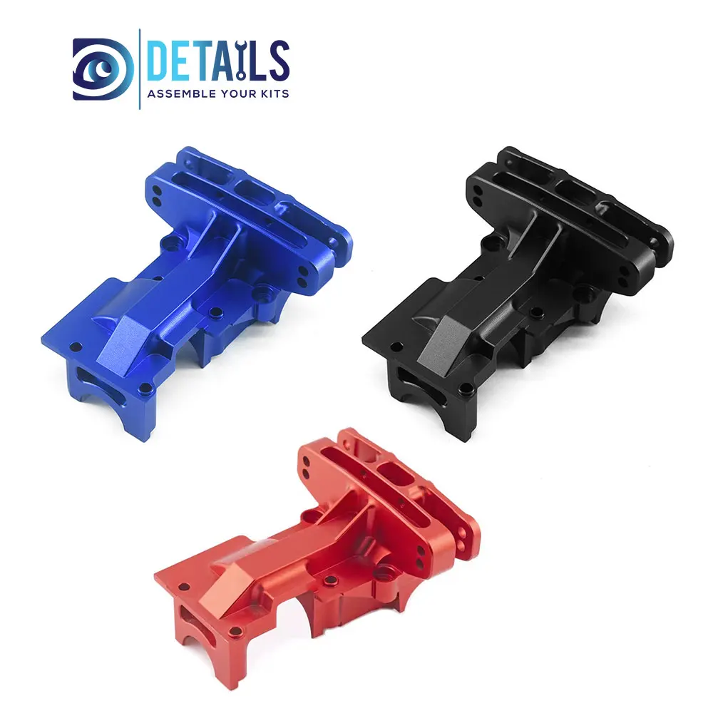 Hobby Details Aluminum Rear Upper Differential Cover part for TRX X-Maxx RC Cars A: Blue B: Black C: Red