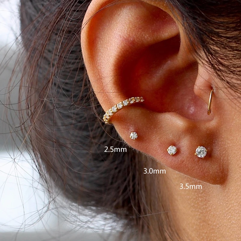 Les Classiques USA Studex Un Choix Incontournable pour les Boucles d’Oreilles Minimalistes en Argent 925