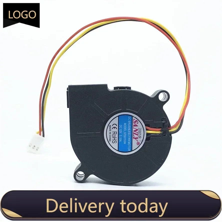 pa Original SANLY SF5015SM 12V 0.1A 5cm 5015 50x50x15mm Industrial Blower For Humidifier Cooling Fan 3PIN