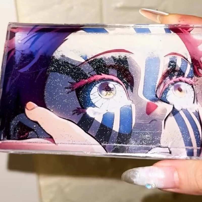 Doujin Liquid Shaker & Glitter Card Of Akaza'S Transformation From Demon  Slayer