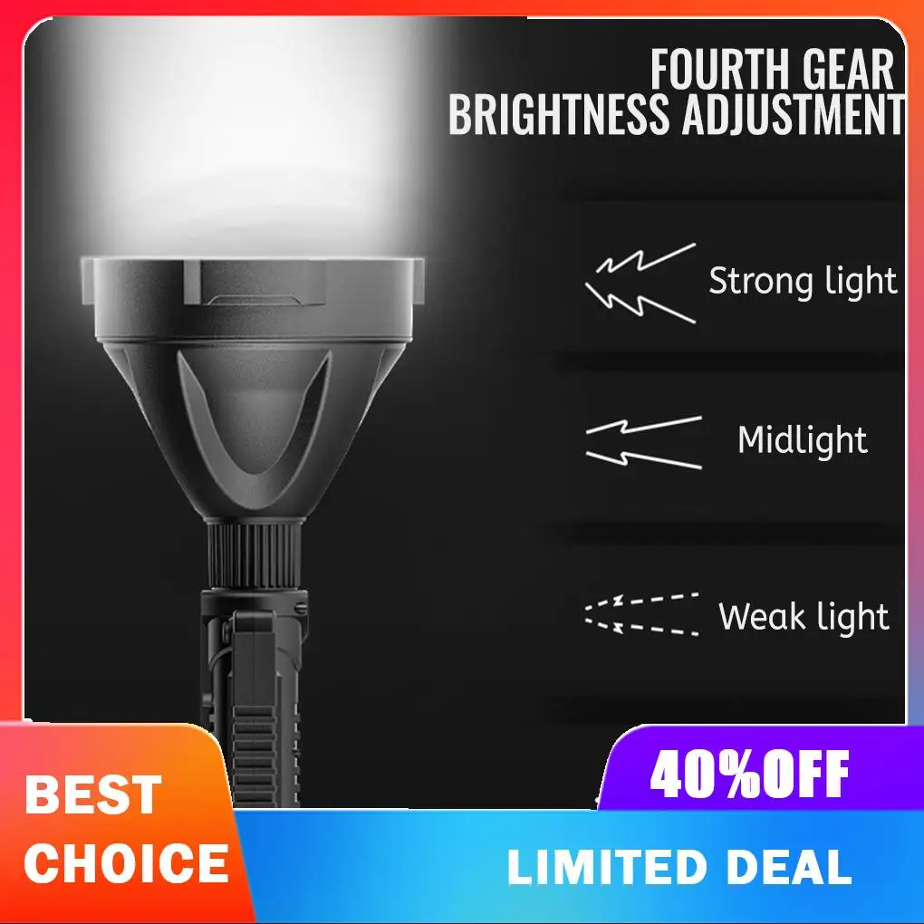 P70 LED Flashlight High Lumens 4 Mode with Tripod Patrol Accessories