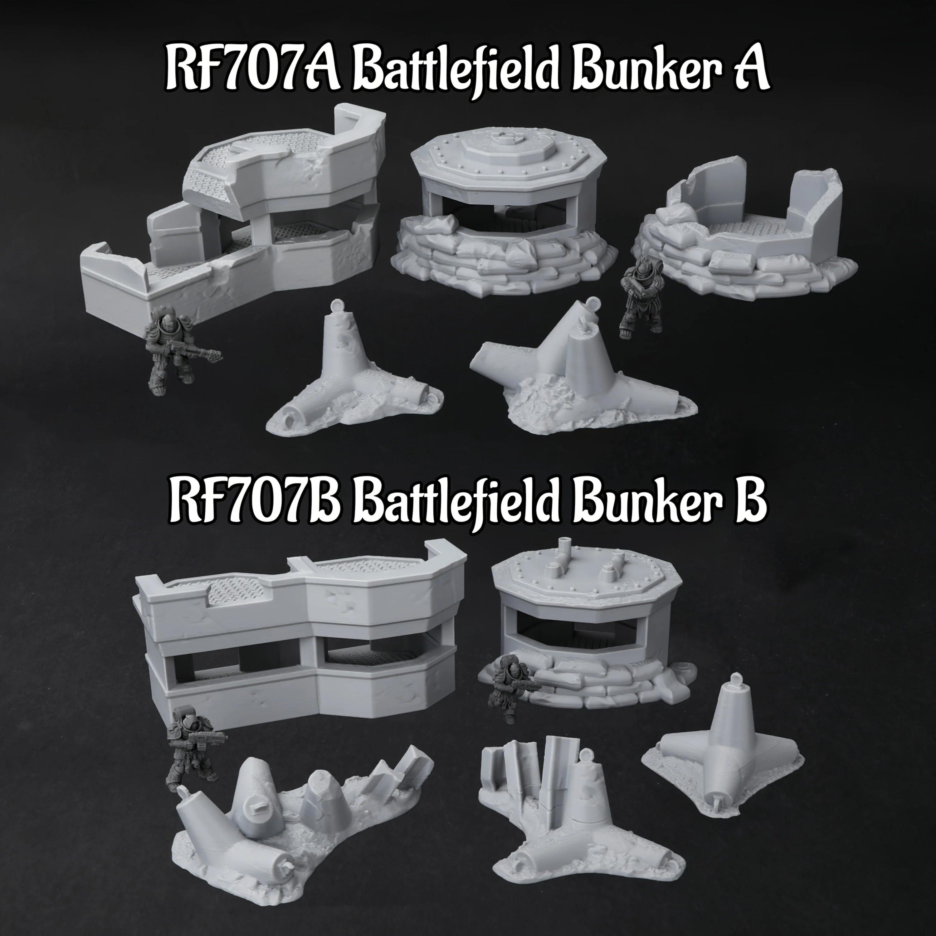 Sci-Fi Modular Battlefield Bun - Miniature Terrain Set ulasan dan harga