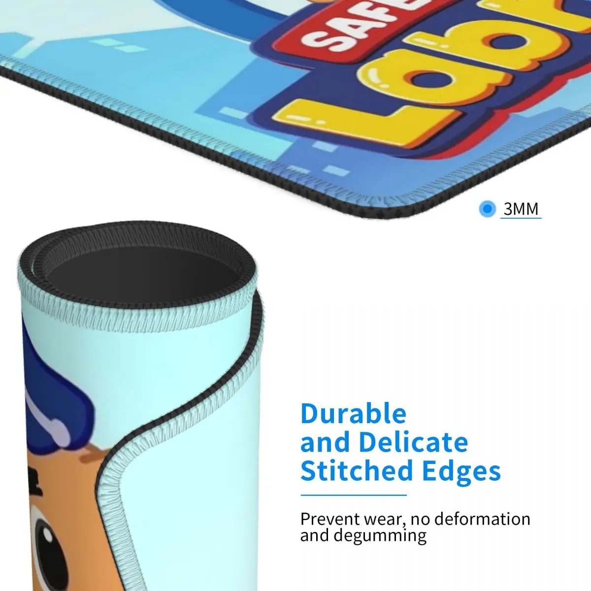 Alfombrilla de ratón Sheriff Labrador, alfombrilla para teclado de ordenador, alfombrilla para ratón, Gamer, PC, portátil, escritorio, accesorios de oficina, alfombrillas para mesa