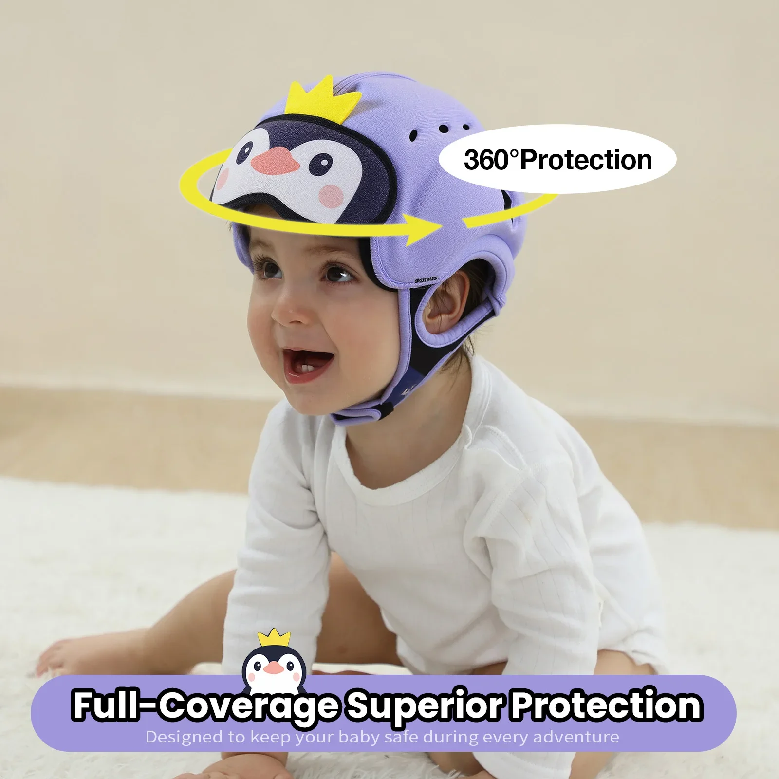 Mambobaby защитная шапка пингвин безопасный противоударный детский шлем защита головы малыша головные уборы для младенцев обучение ползанию ходить на падение Mambobaby защитная шапка пингвин безопасный противоударный детский шлем защита головы малыша головные уборы для младенцев обучение ползанию ходить на падение