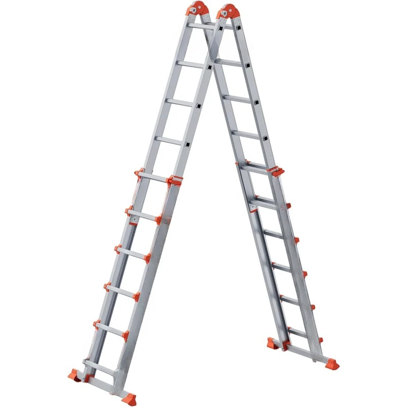 Ladder, A Frame 6 Step Ladder Extension, 22 Ft Anti-Slip Multi Position Ladder, Storage Folding Ladder