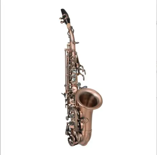 

Best Sell Sax brass body Bb tone Curved Saxophone