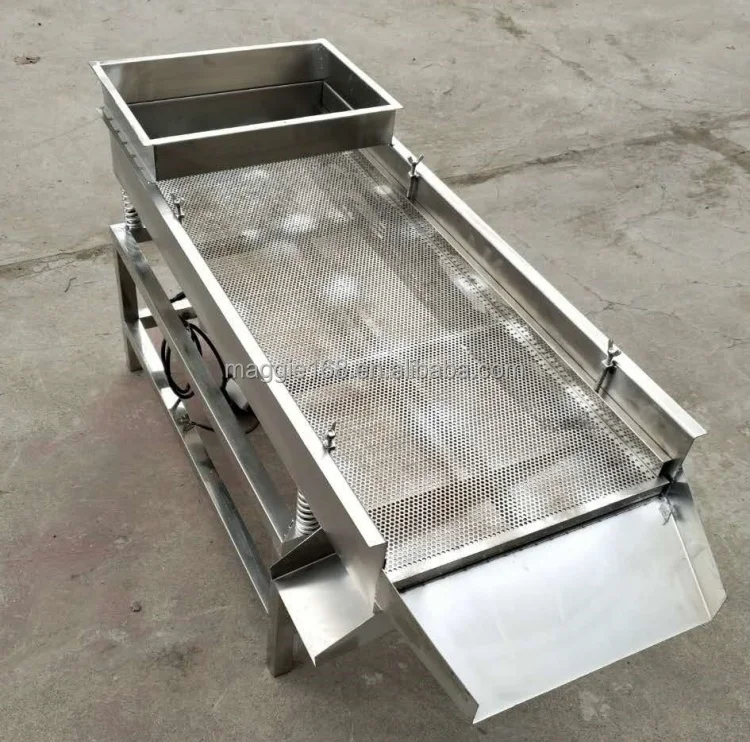 220v 0.5-1t/h Factory Price Seed Corn Sesame Sorting Machine Grains Screening Powder Sieve Machine  for Sand Sifting Equipments