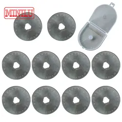 10PCS 45MM Multi-Purpose Rotary Cutter Fabric Disc Hand Quilting Sewing Wheel Paper Roll Carbide Tipped Circular Saw Blade Cut