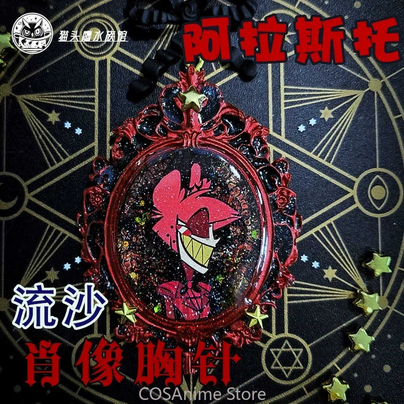

Anime Cartoon Figure Cosplay Handmade Quicksand Portrait Metal Badge Cartoon Emblem Brooch Breastpin Pin Adorn Xmas Gift